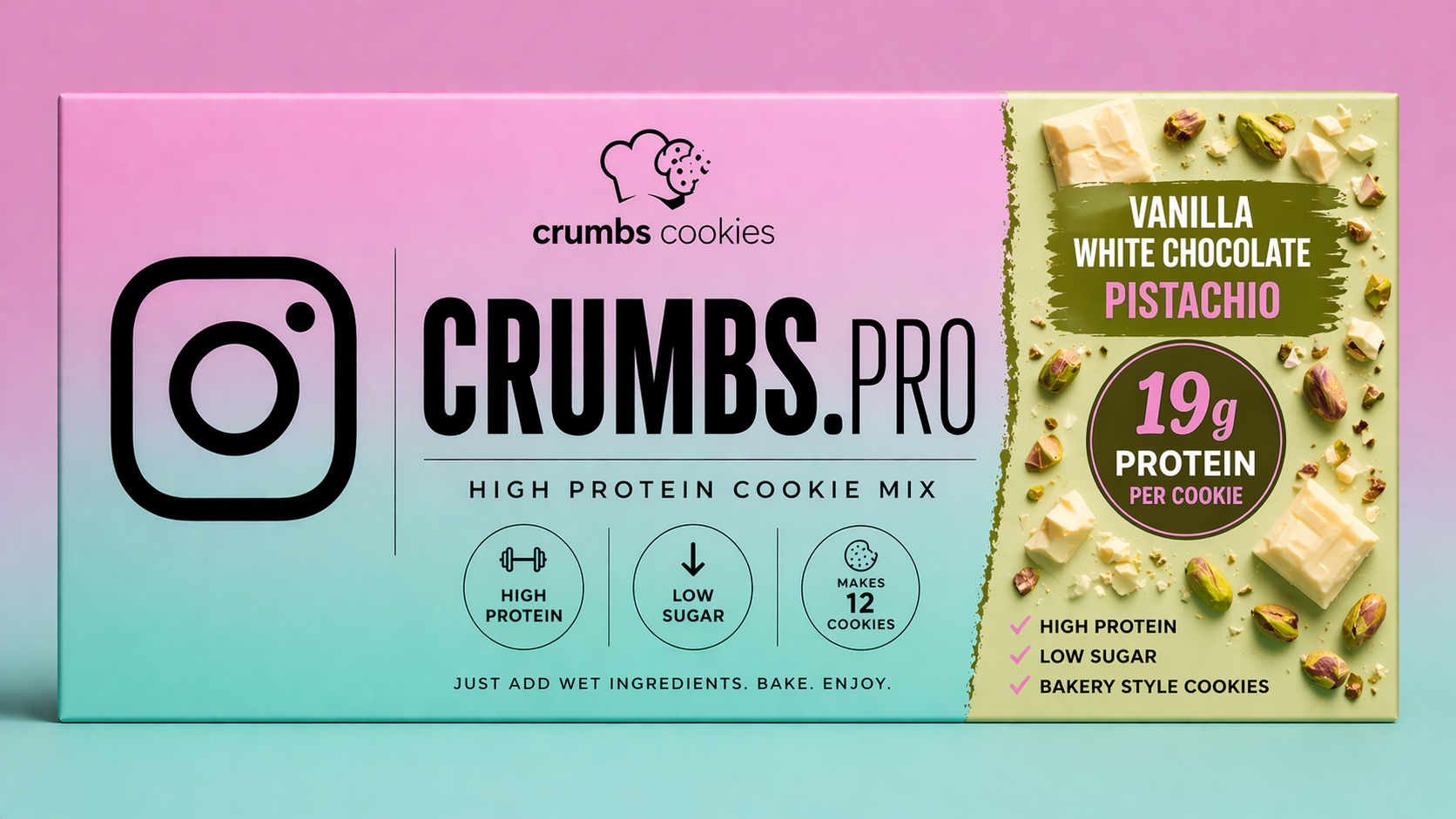 BUNDLE 3 BOX ALL FLAVOURS PROTEIN COOKIE MIX. click for details