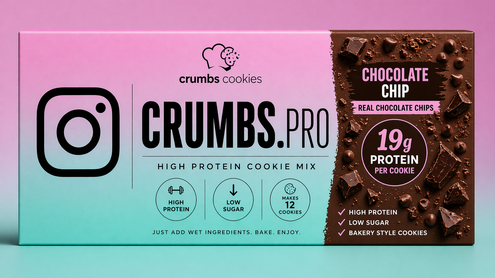 BUNDLE 3 BOX ALL FLAVOURS PROTEIN COOKIE MIX. click for details